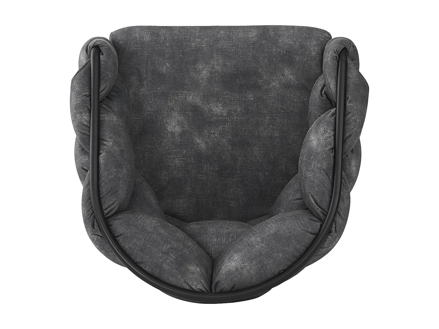 Juego de 6 sillas de comedor de terciopelo y metal – gris