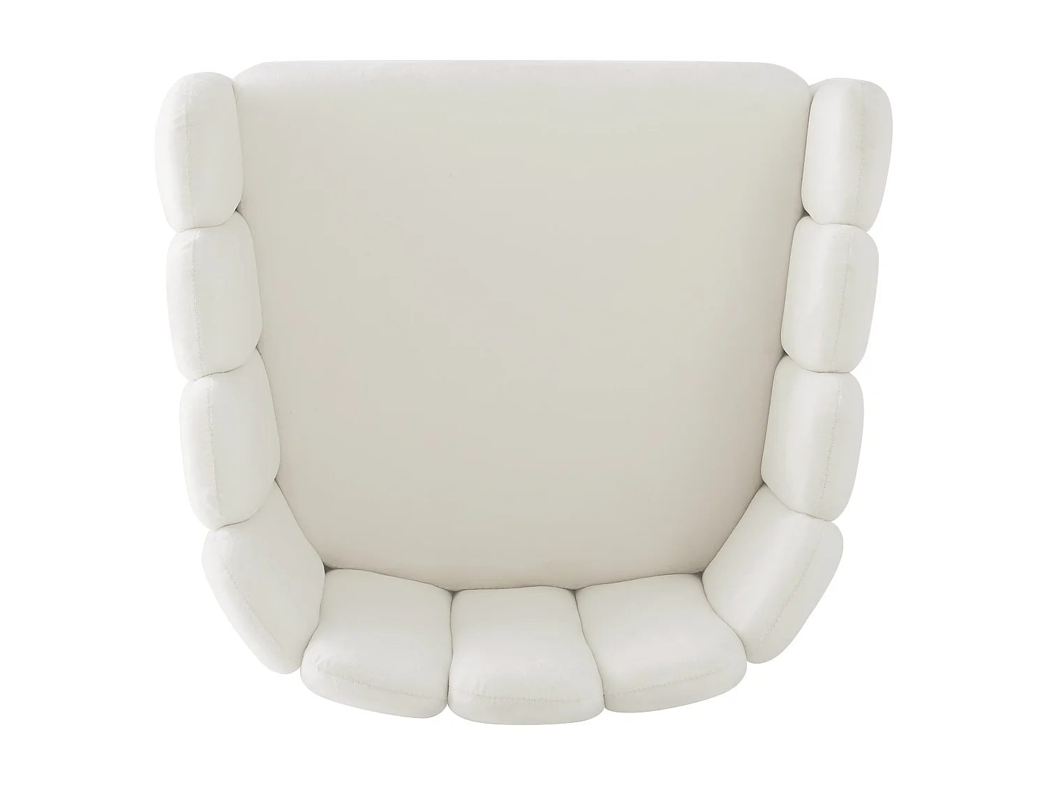 Juego de 2 sillas de terciopelo y metal – beige y dorado