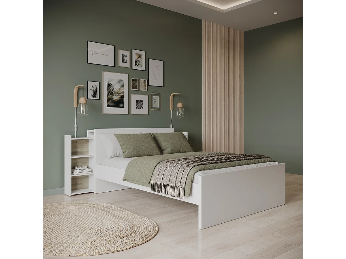 Clyde" 6-niche bedbrug - Wit