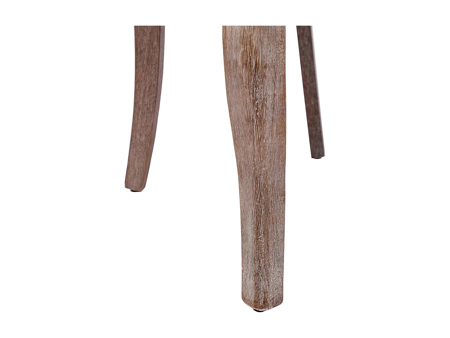 Juego de 2 sillas de comedor - asientos tapizados adornados con tachuelas decorativas y patas de madera maciza - terciopelo beige