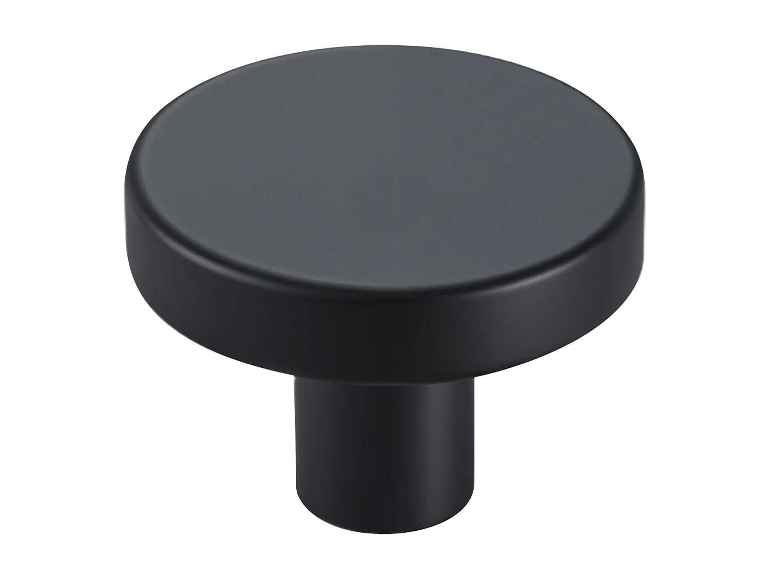 Meubelknoop SucceBuy, Set van 10, Kastknop, 3,2 cm, in Zinklegering, Paddenstoelvorm, met Schroeven, Knop voor Lades, Deuren, Commodes, Zwart