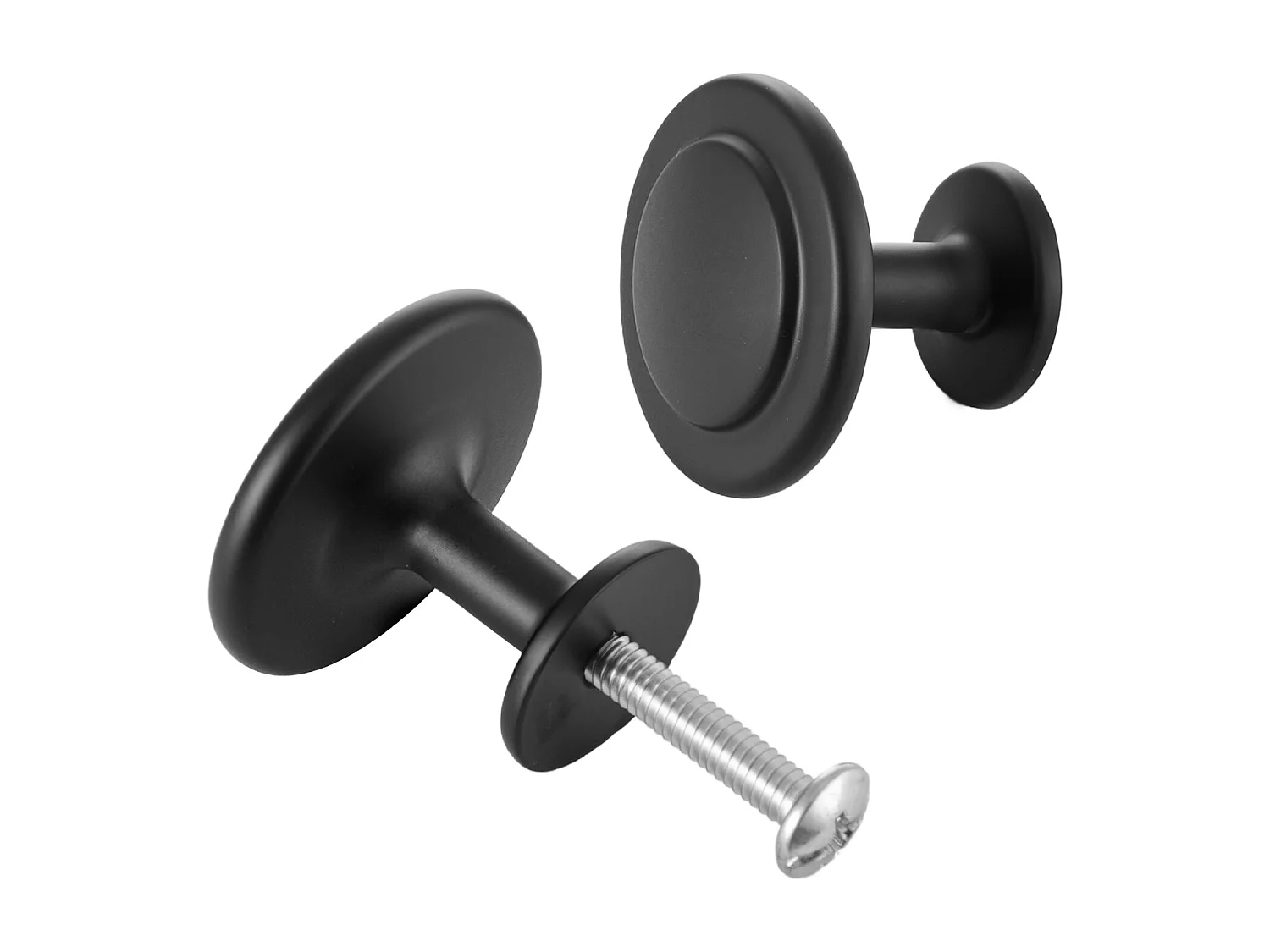 Meubelknoop SucceBuy, Set van 30, Kastknop, 3 cm, in Zinklegering, in Paddenstoelvorm, met Schroeven, Knop voor Lades, Deuren, Commodes