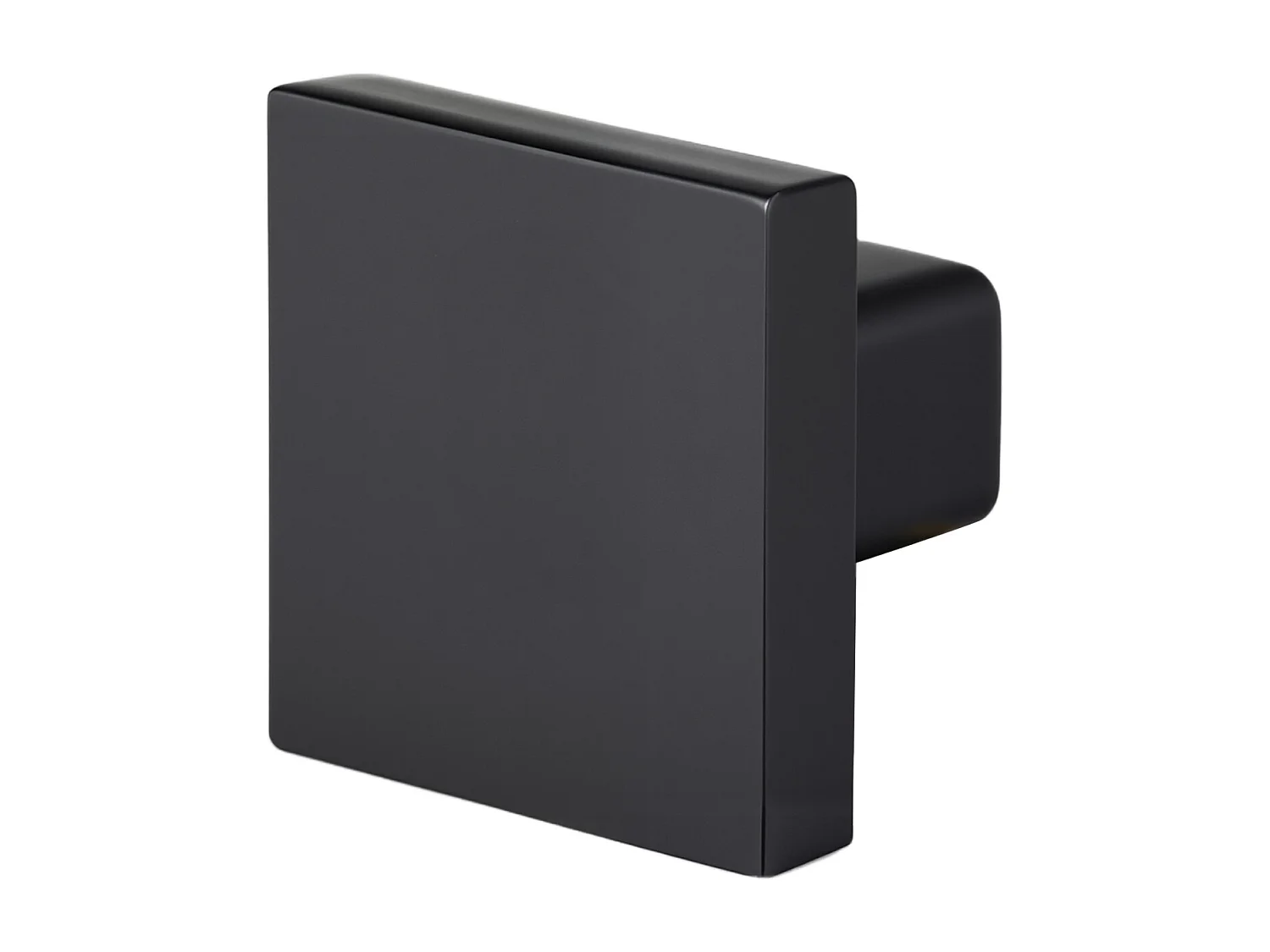 Meubelknoop SucceBuy, Set van 10, Kastknop, 3 cm, Zinklegering, Vierkante Vorm, met Schroeven, Knop voor Lades, Deuren, Commodes, Kasten, Zwart