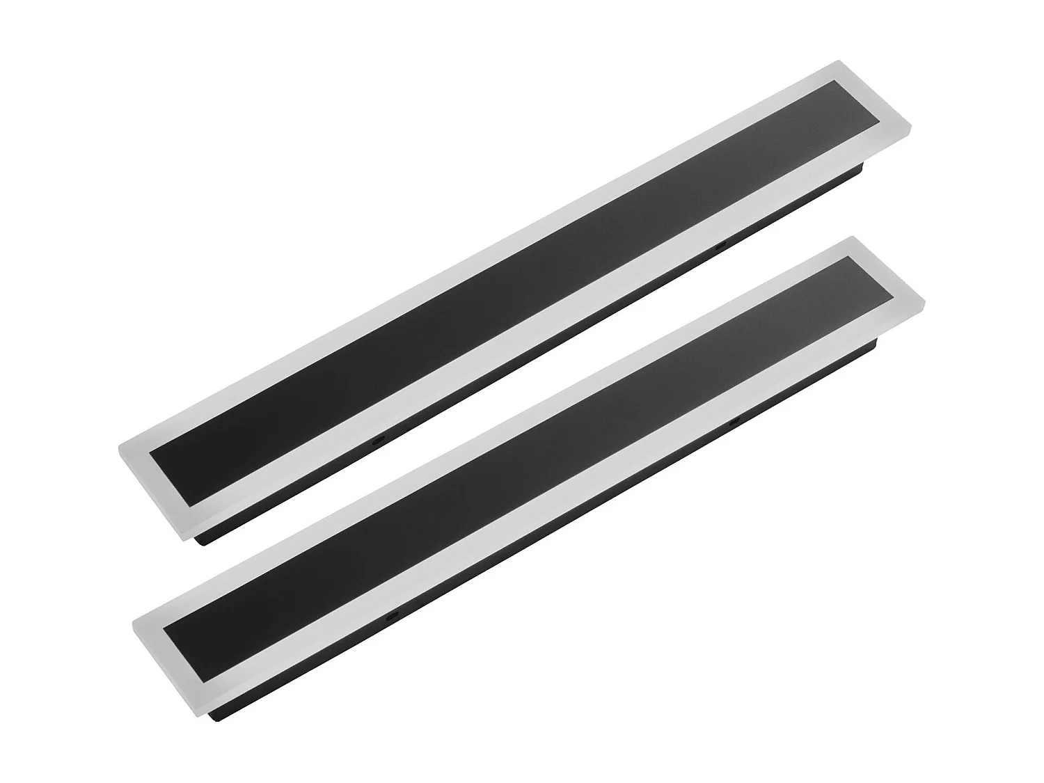 Applique a Parete SucceBuy Esterno, 11 W, Illuminazione Esterna a Parete, Lotto di 2, Applique a Parete Moderne LED 60 cm, Regolabile 2700 K-6000 K