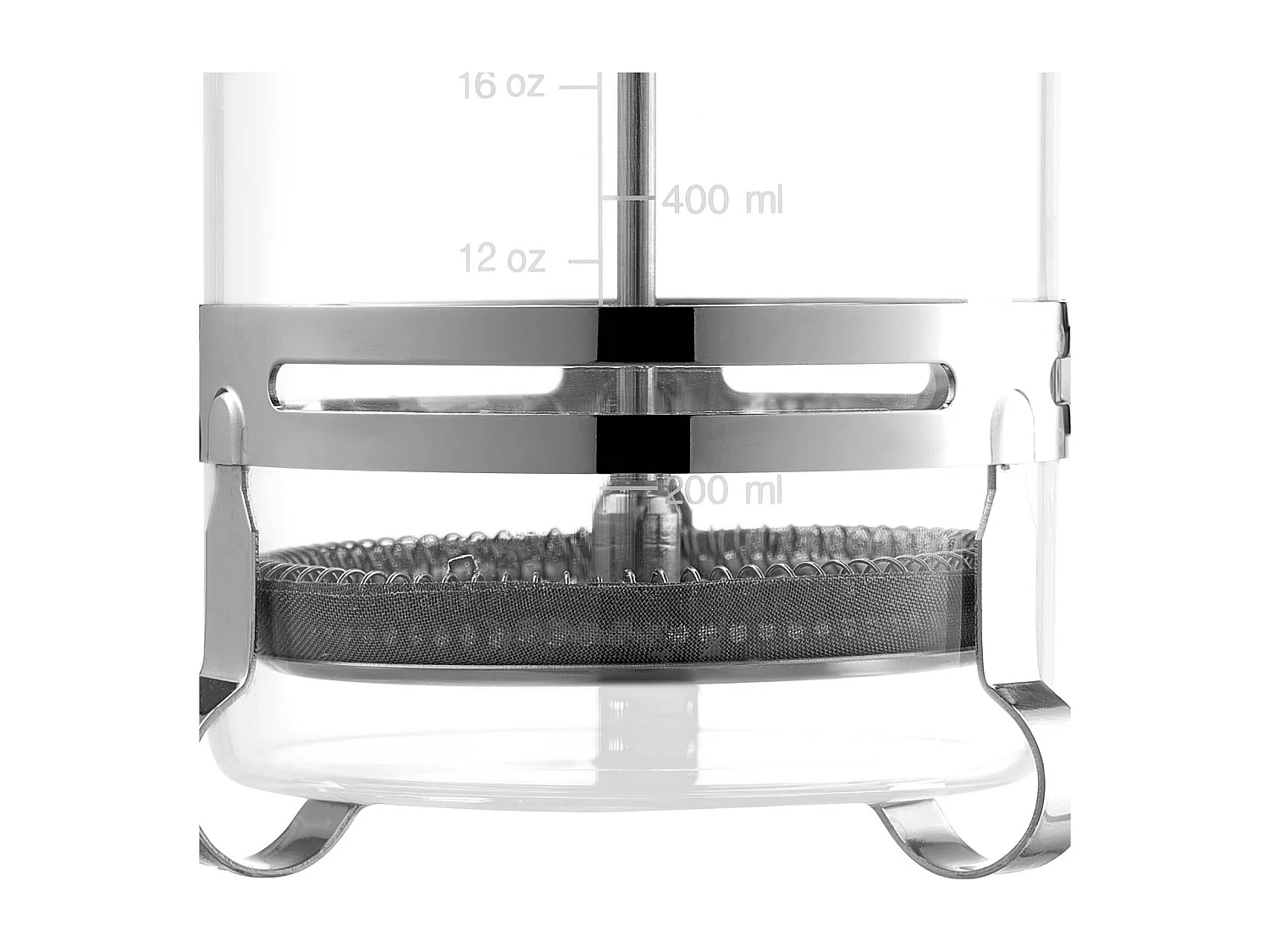 Cafetière à Piston SucceBuy en Verre Borosilicaté Capacité 1 L, Presse à Café avec Filtre en Acier Inoxydable, Grande Théière à Piston, Infusion à Froid