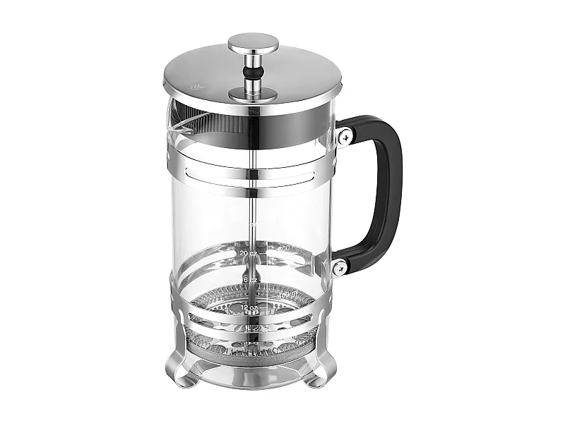 Cafetière à Piston SucceBuy en Verre Borosilicaté Capacité 1 L, Presse à Café avec Filtre en Acier Inoxydable, Grande Théière à Piston, Infusion à Froid