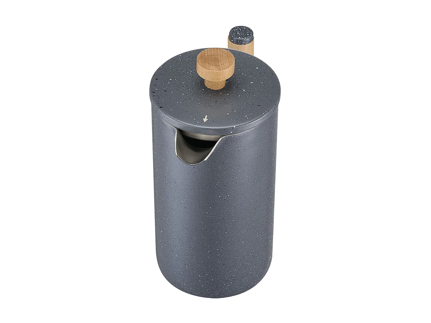 Cafetière à Piston SucceBuy Capacité de 1 L, Presse à Café en Acier Inoxydable avec Filtre, Grande Théière à Piston à Double Paroi Isolée, Infusion à Froid