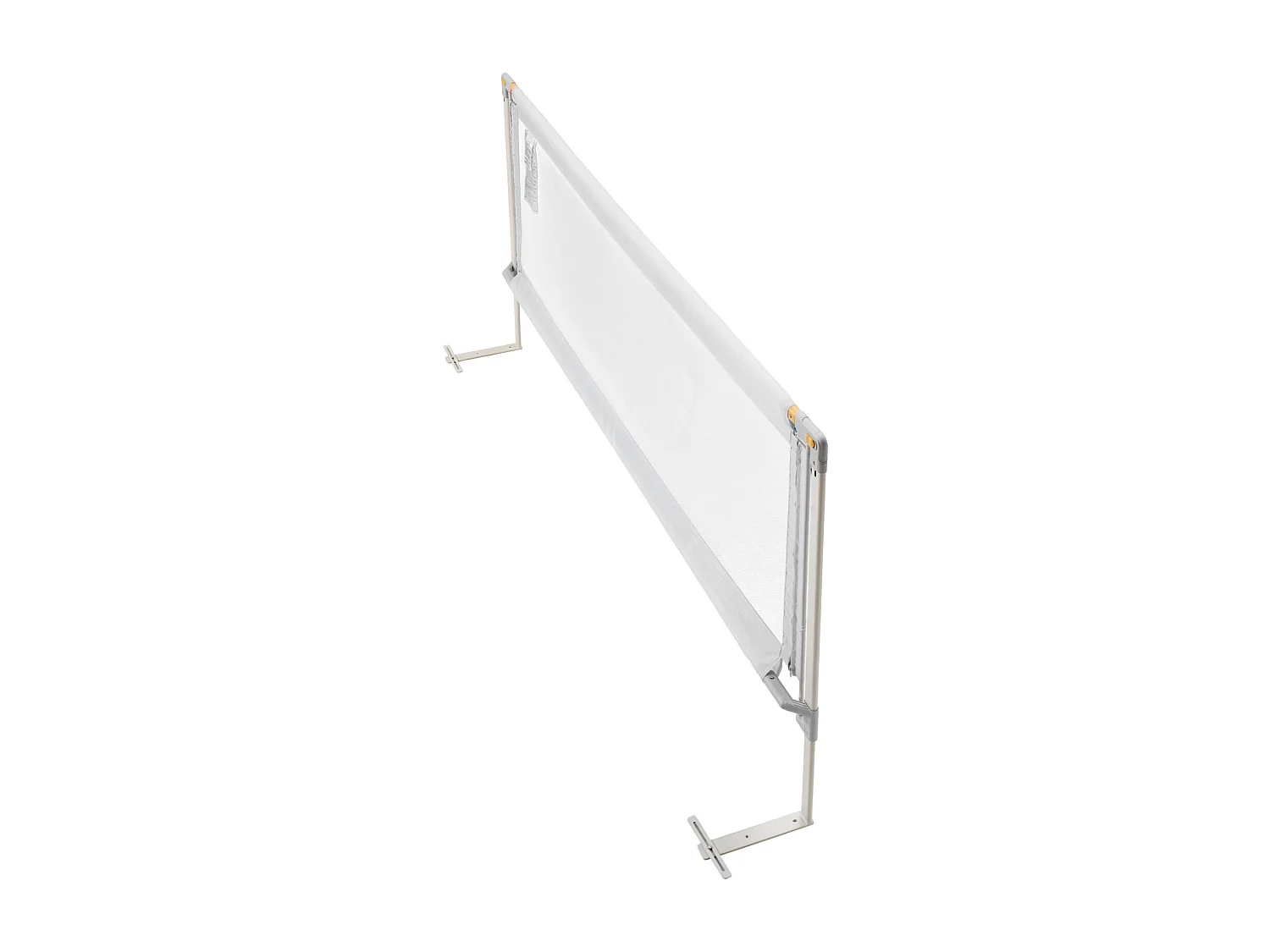 Barrière de Sécurité SucceBuy Lit pour Enfants, 3 Côtés, Barrière de Lit pour Tout-petits, Tube Fer Renforcé, Tissu Oxford, Hauteur Réglable 68-89 cm