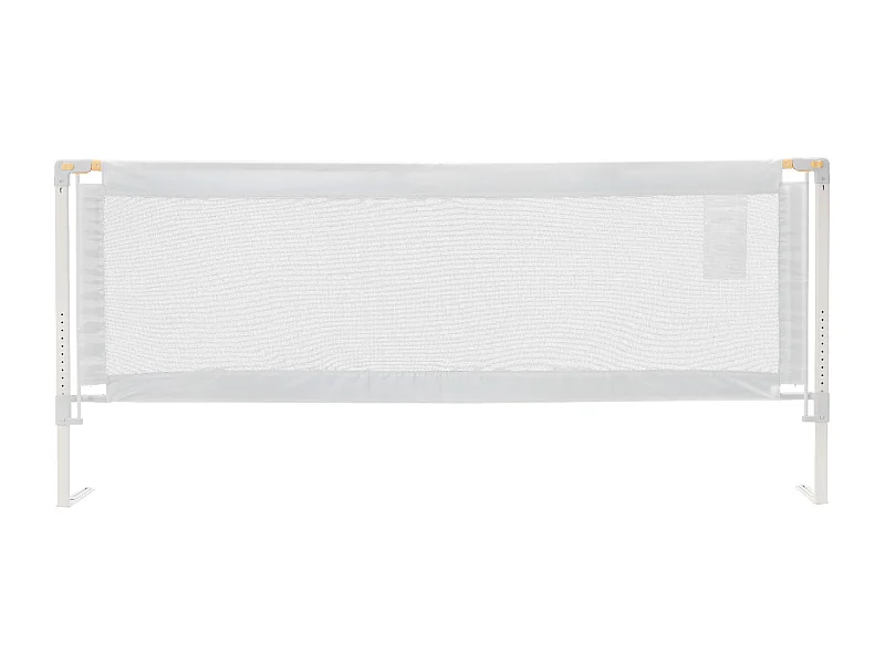 Barrière de Sécurité SucceBuy Lit pour Enfants, 3 Côtés, Barrière de Lit pour Tout-petits, Tube Fer Renforcé, Tissu Oxford, Hauteur Réglable 68-89 cm