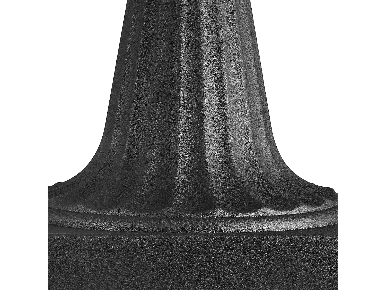 Jardiner Urna de Plástico SucceBuy, 25 x 42 cm, Maceta Clásica, Lote de 2, para Interior, Exterior, Boda, Fiestas, Eventos, Escenario, Entradas, Negro