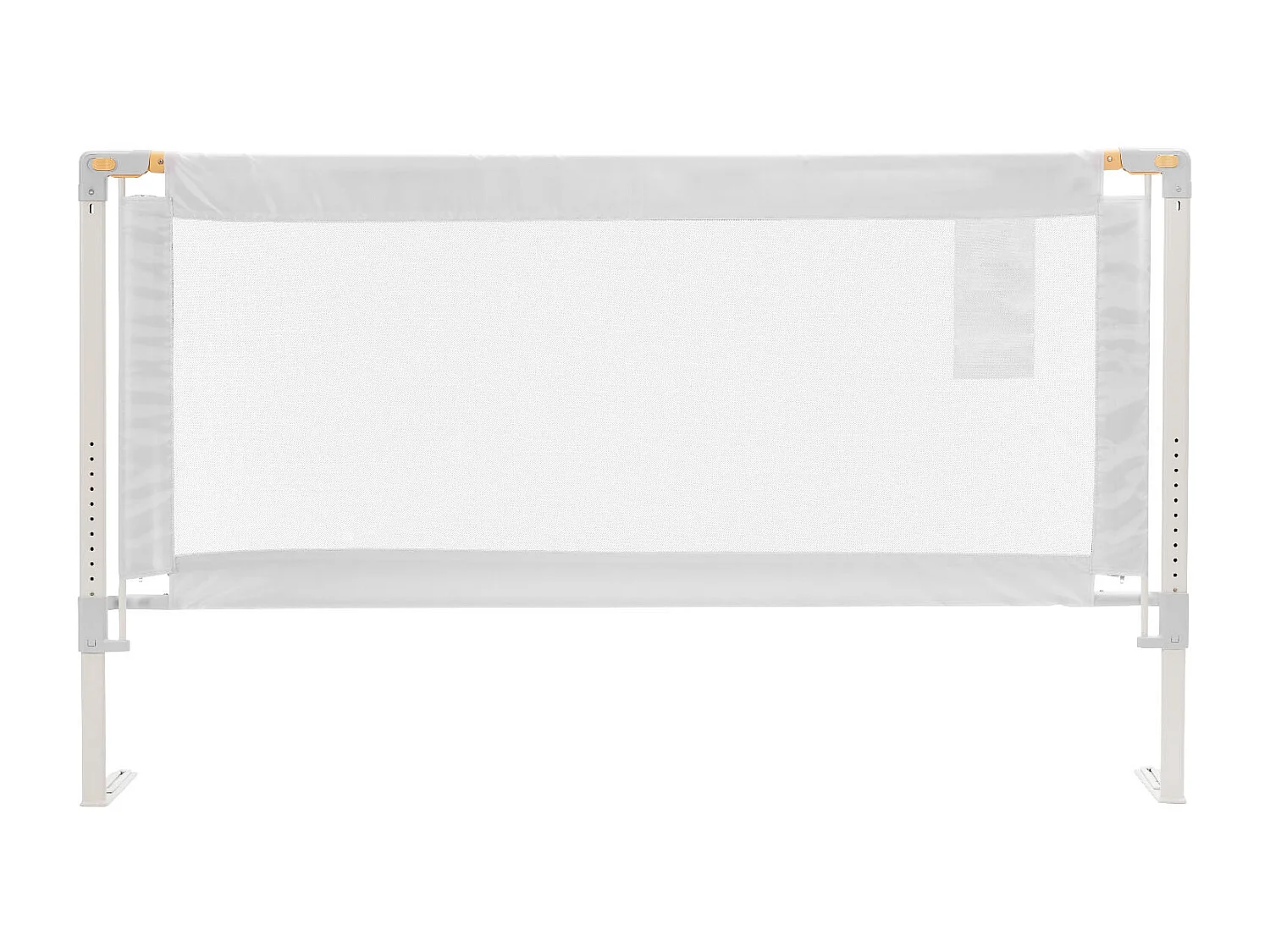 Barrière de Sécurité SucceBuy de Lit pour Enfants, Longueur 1,5 m, Barrière de Lit pour Tout-petits, avec Tube en Fer Renforcé, Hauteur Réglable 68-89 cm