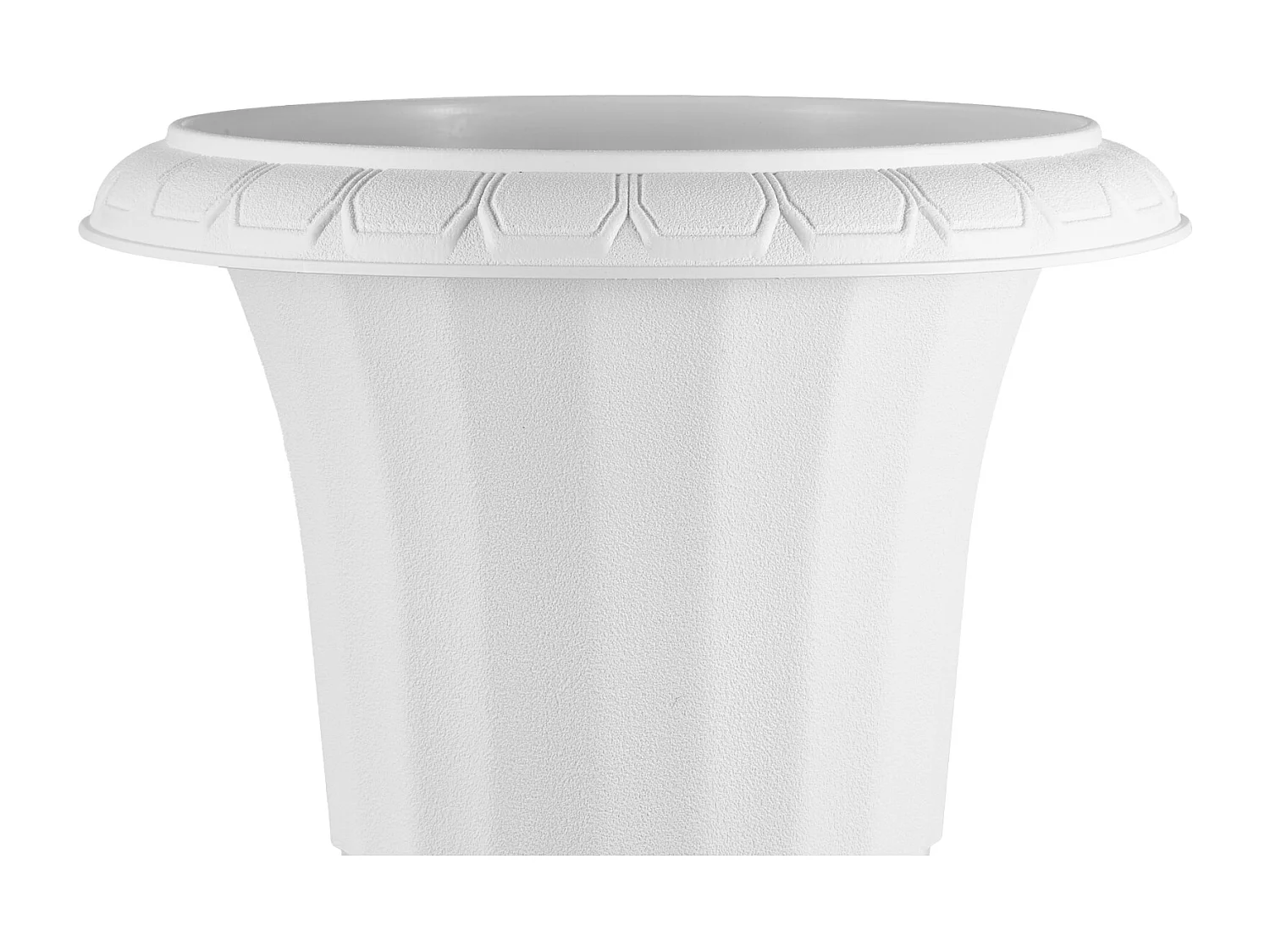 Plantenbak Plastic Urn SucceBuy, 25 x 42 cm, Klassieke Bloempot, Set van 2, voor Binnen, Buiten, Trouw, Feesten, Evenement, Podium, Ingangen, Wit