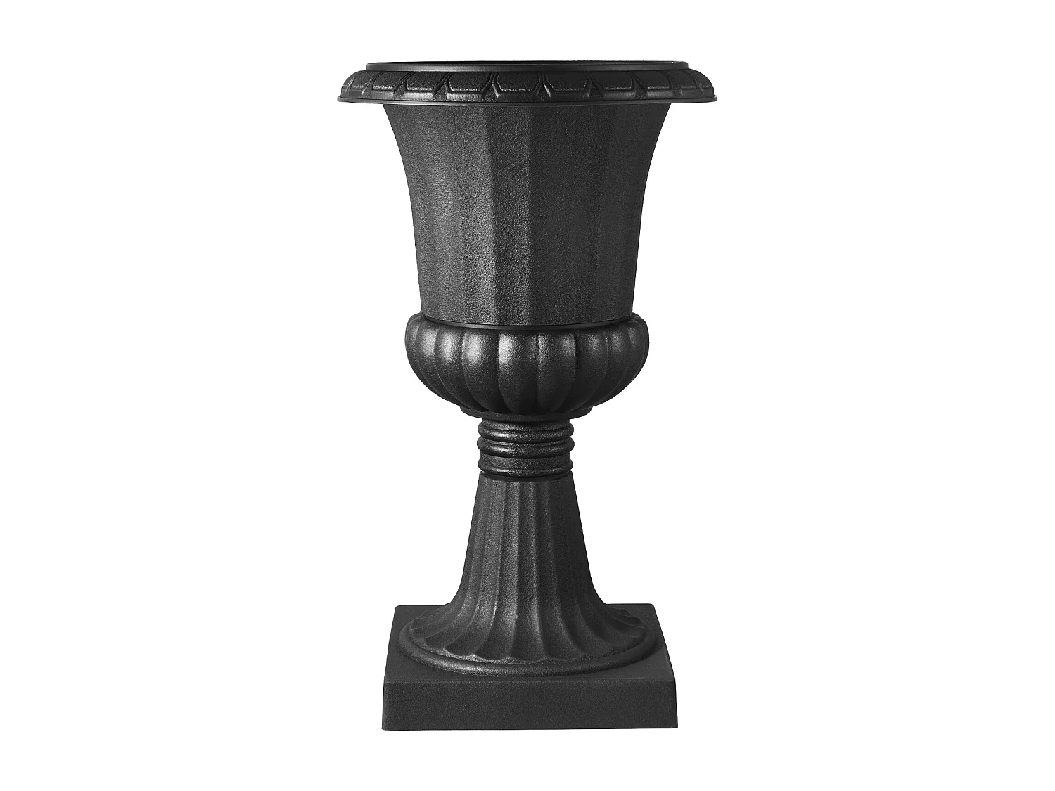 Jardiner Urna de Plástico SucceBuy, 40 x 67 cm, Maceta Clásica, Lote de 2, para Interior, Exterior, Boda, Fiestas, Eventos, Escenario, Entradas, Negro