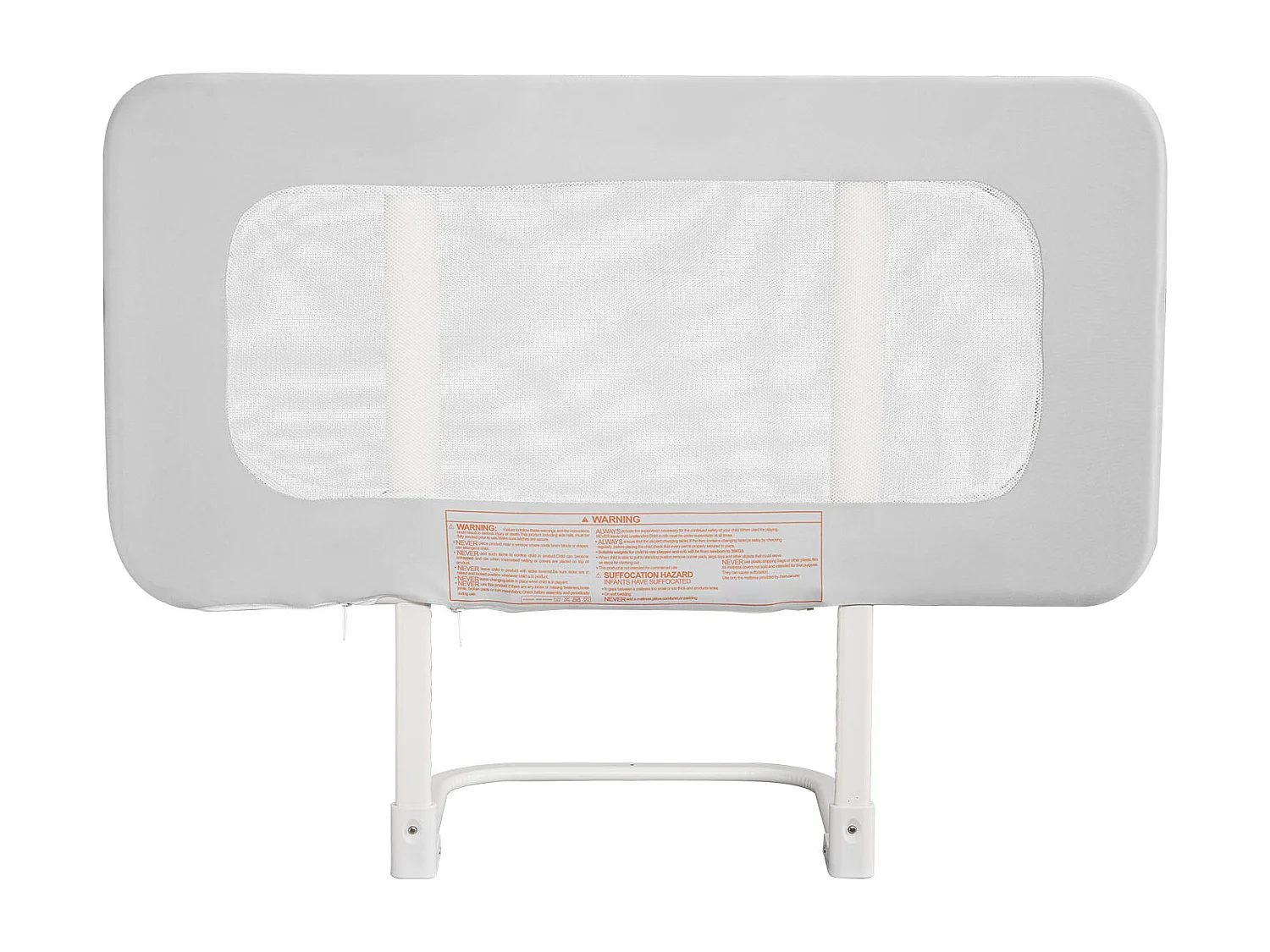 Grade de Segurança SucceBuy para Cama de Criança, Comprimento 80 cm, Grade de Cama para Bebés, com Tubo de Ferro Reforçado, Altura Ajustável 45-67 cm