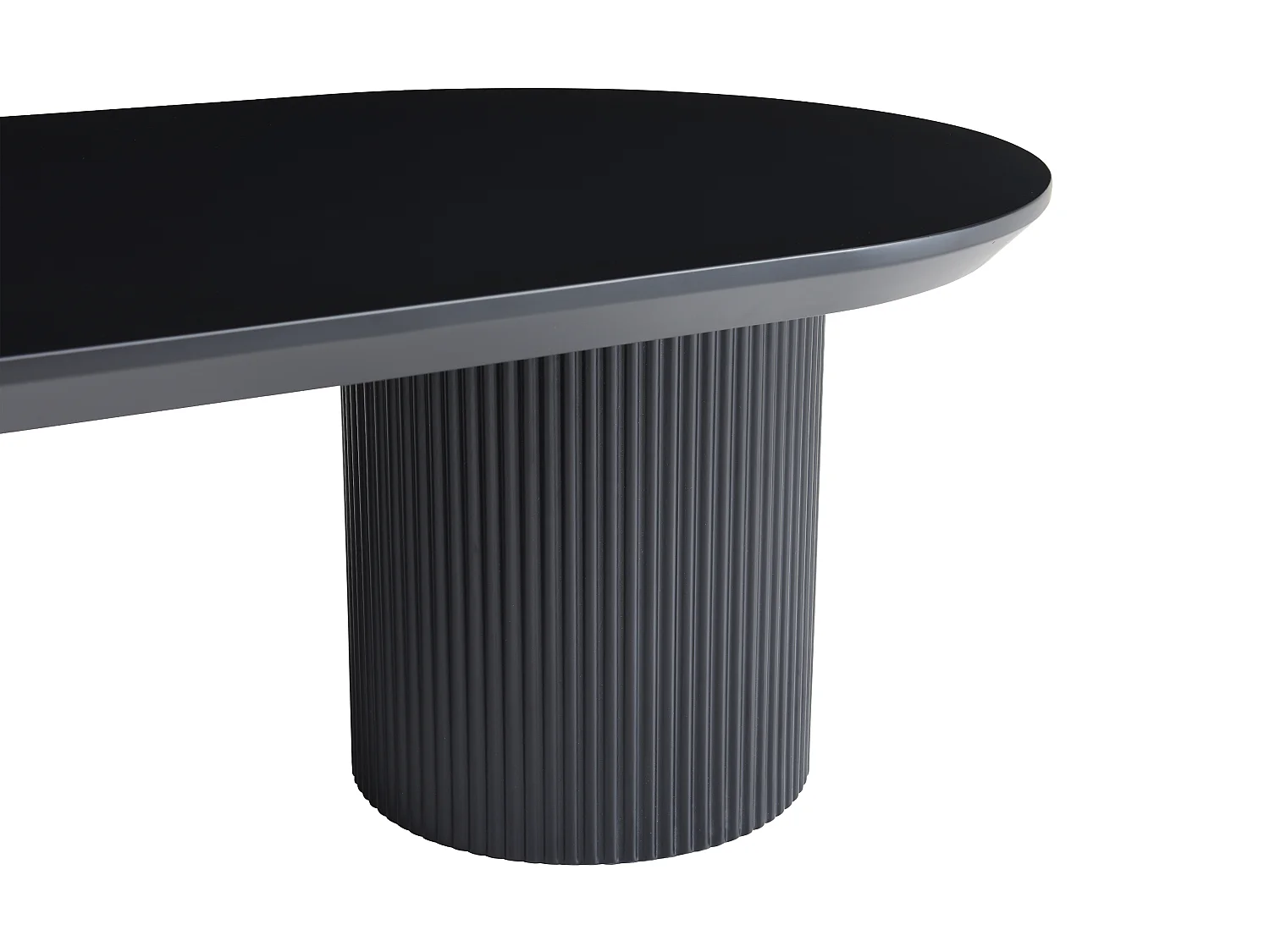 Mesa de centro de MDF - Negro - LORIMILA
