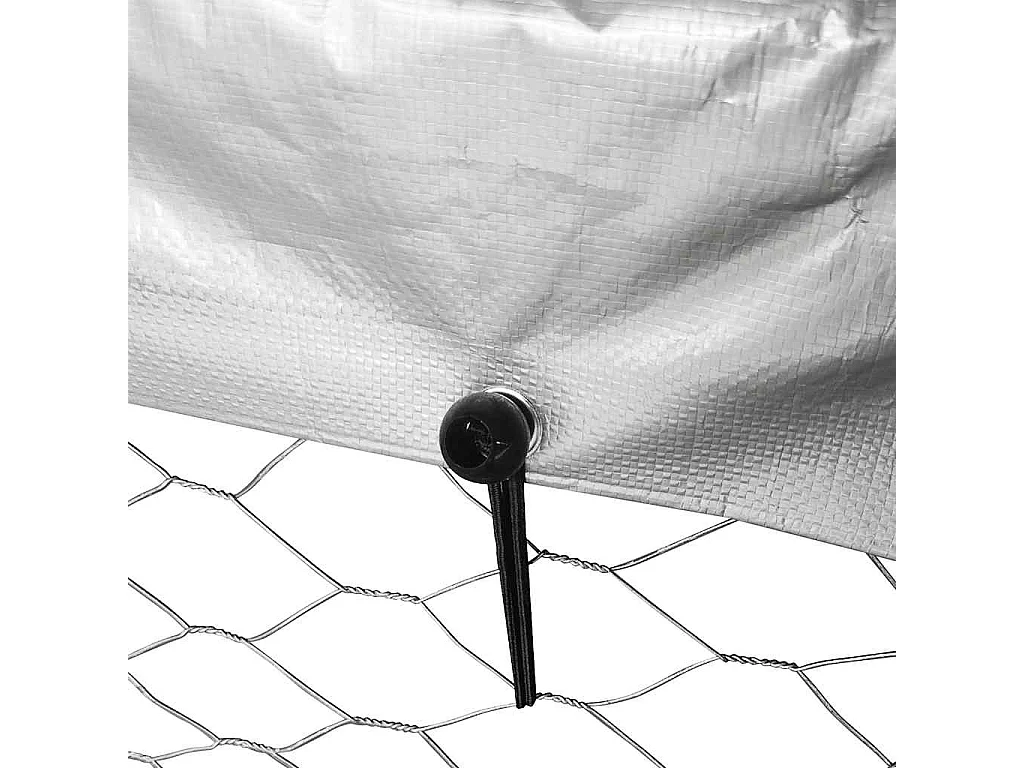 Canil de Exterior Grande com Telhado 200x200x150 cm para Cães