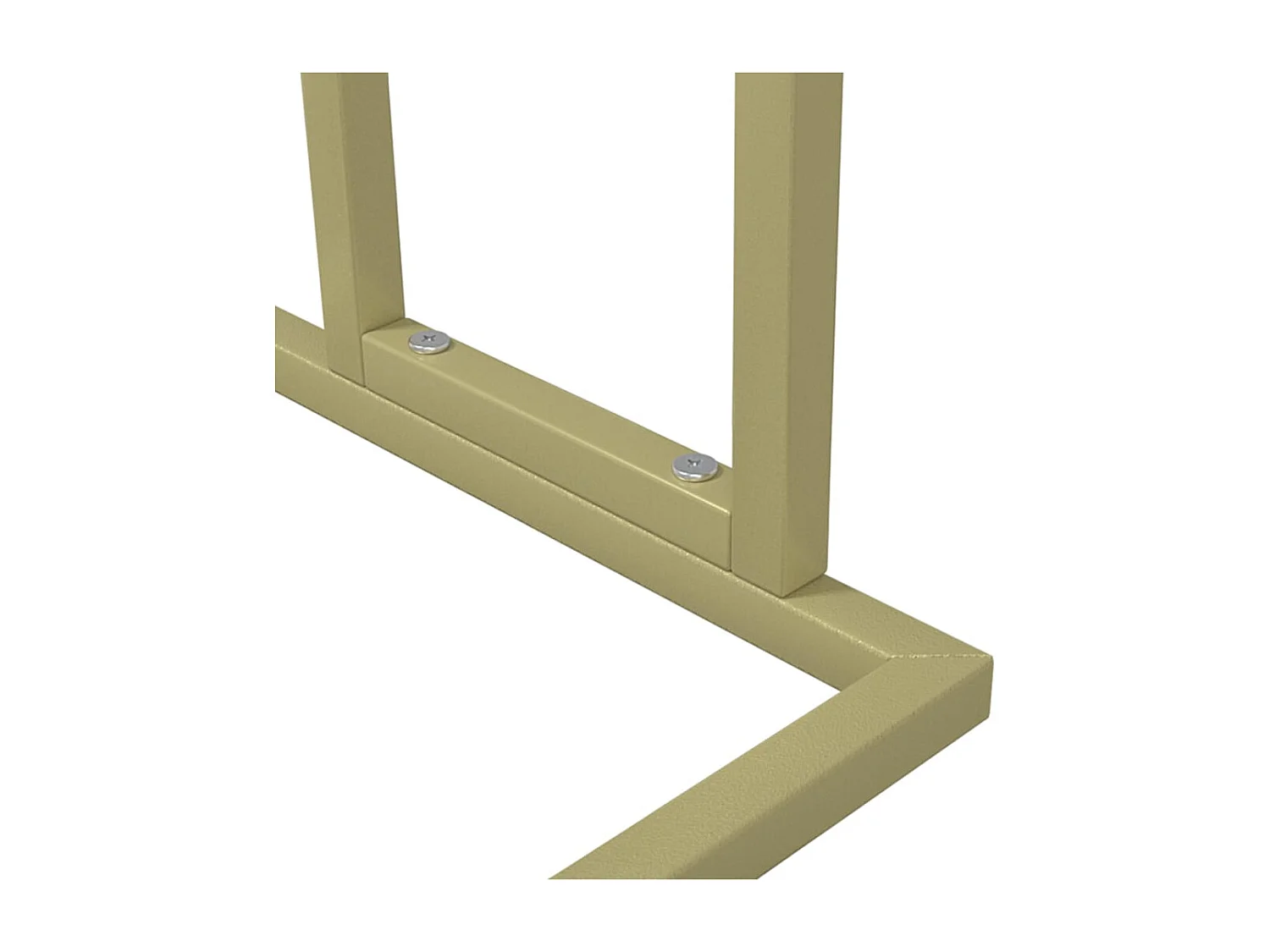 Porte-serviettes sur pied 48 x 24 x 78,5 cm, fer plaqué or