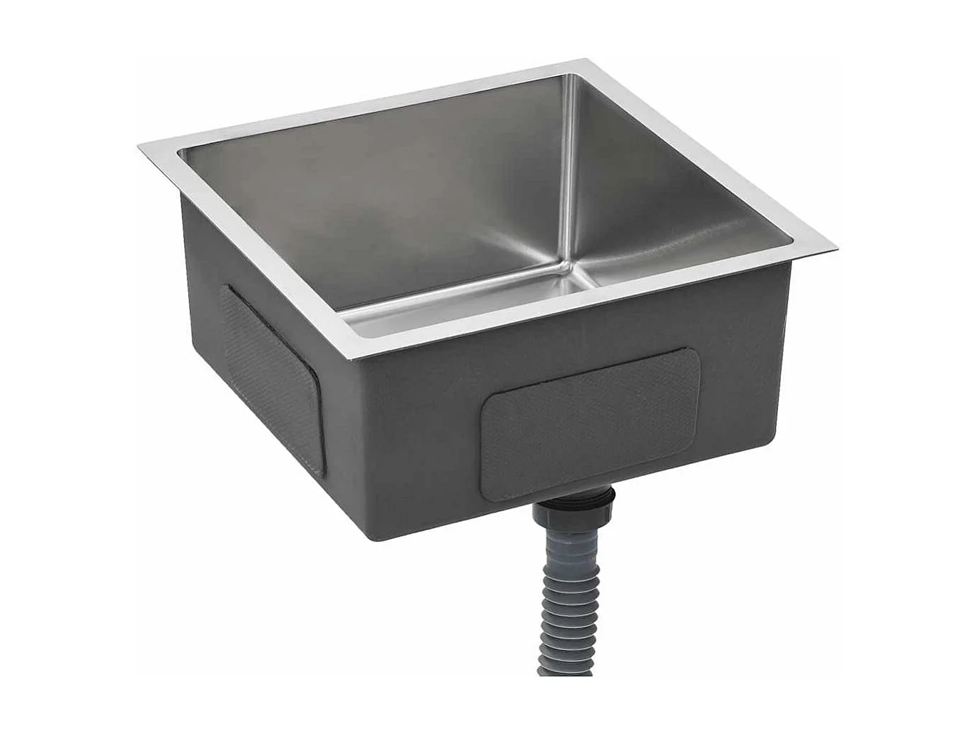 Handgefertigte Küchenspüle aus Edelstahl