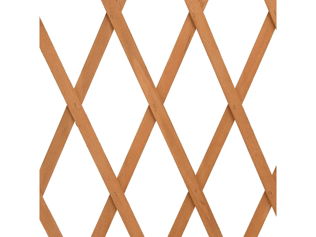 Vedação em Treliça de Madeira Maciça Laranja para Jardim 180x100cm