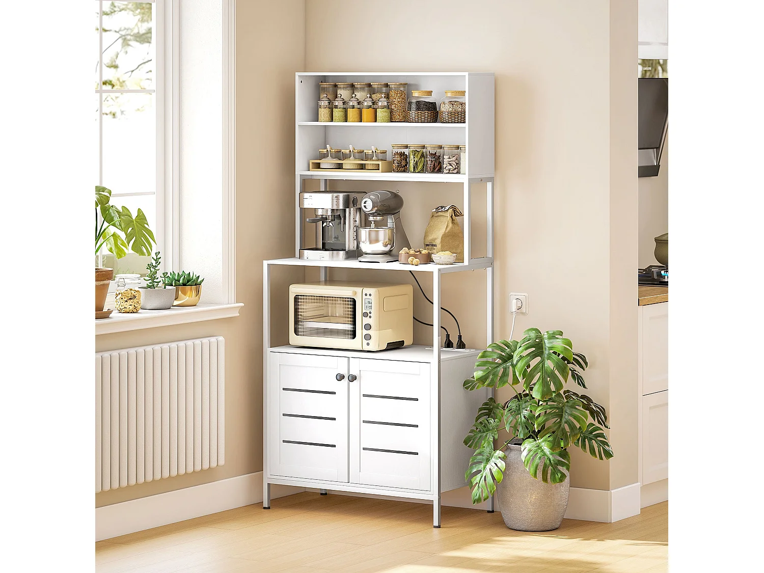 Mobile da cucina 80x42x171 cm bianco - Organizzazione e comfort in cucina
