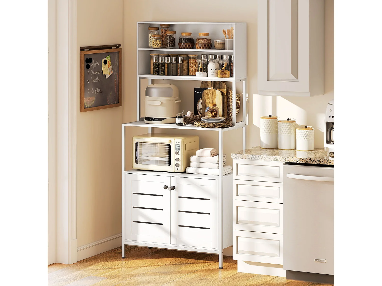 Mobile da cucina 80x42x171 cm bianco - Organizzazione e comfort in cucina