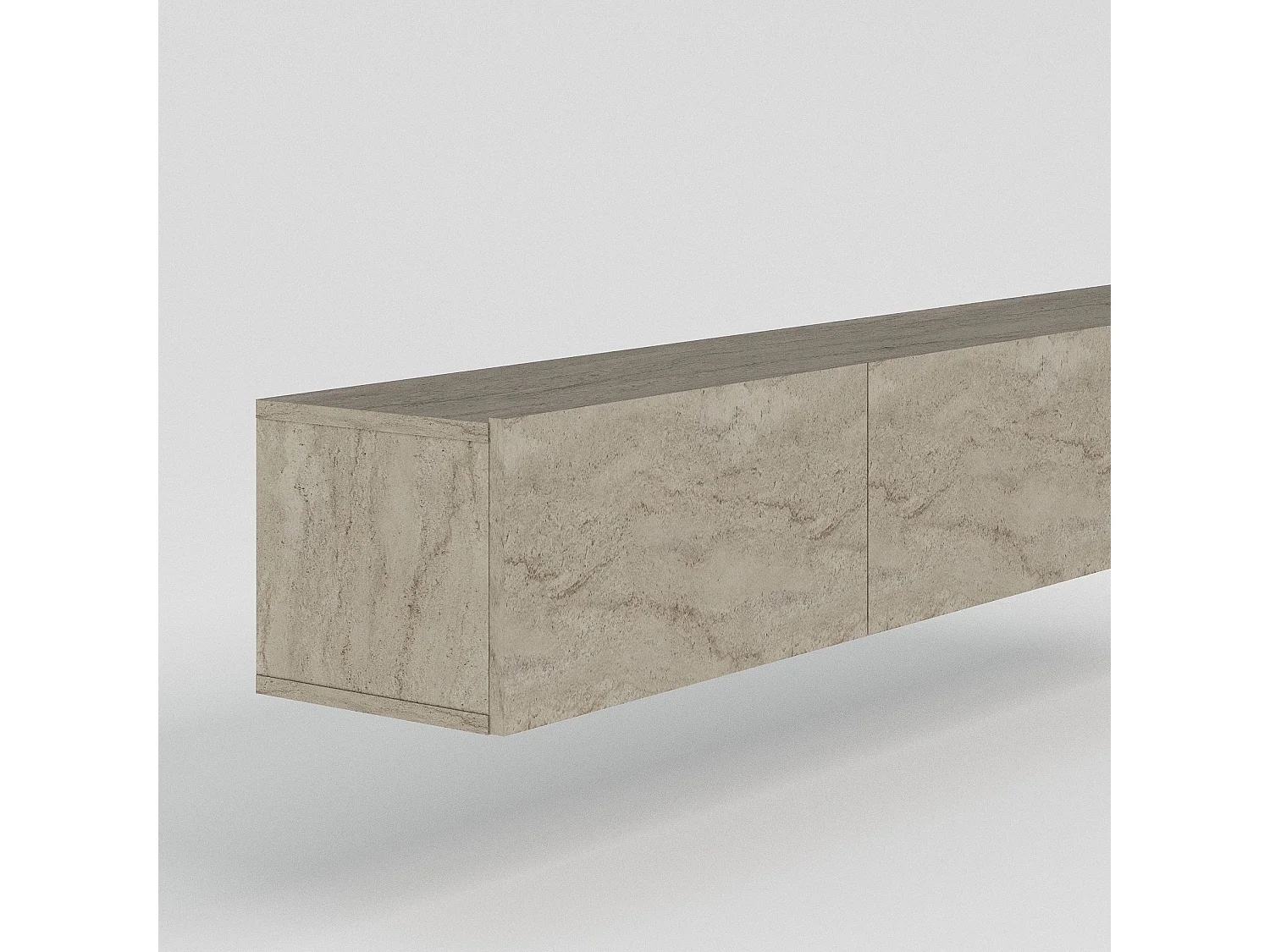 Stojak pod TV – 180 cm x 28,6 cm x 31,4 cm – trawertyn – płyta MDF