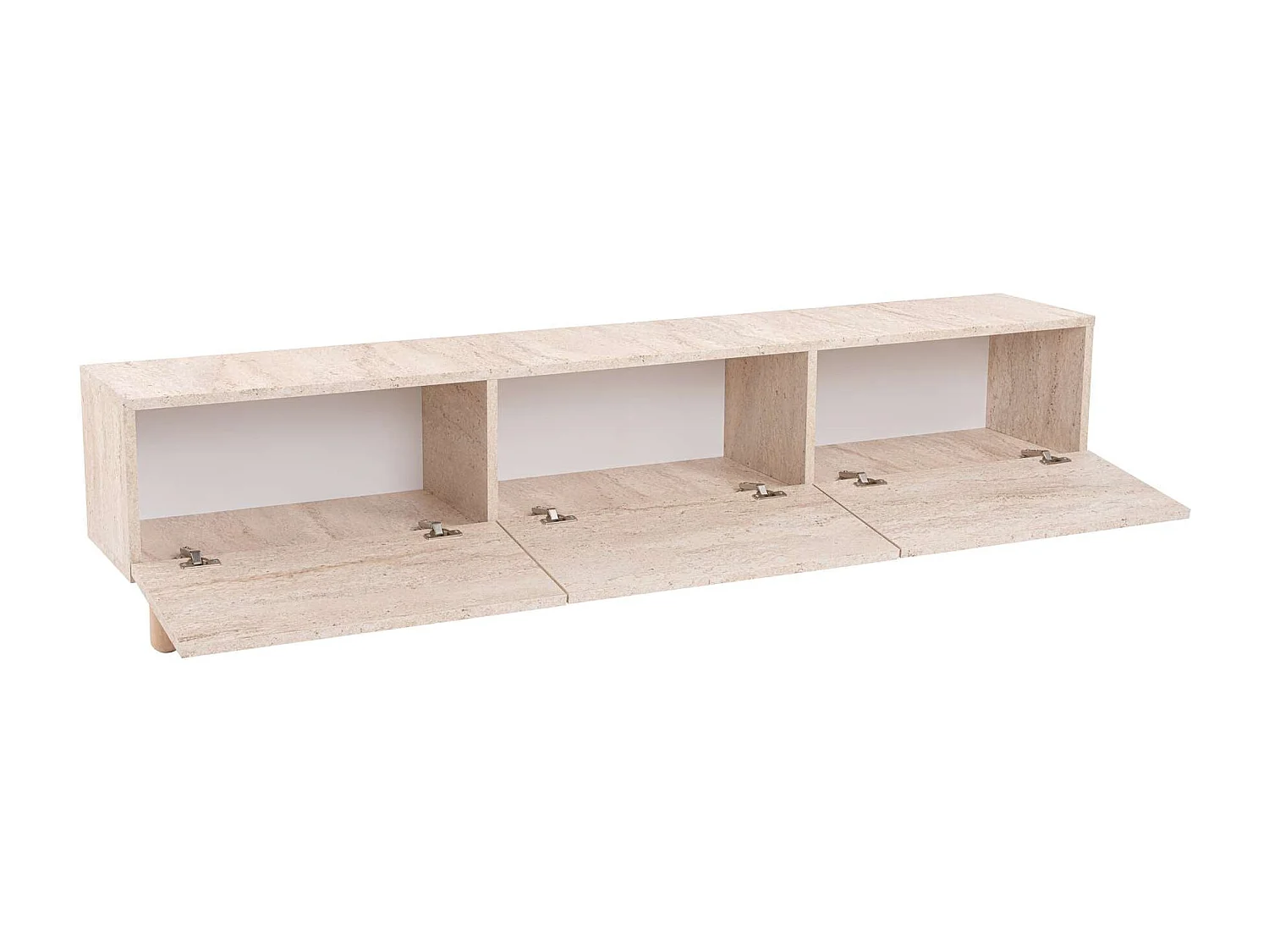 Mobile TV – 180 cm x 42 cm x 31,4 cm – Travertino – Pannello truciolare