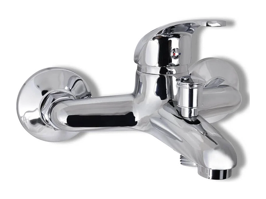 Torneira Monocomando Cromada com Chuveiro de Mão e Mangueira Inclusa