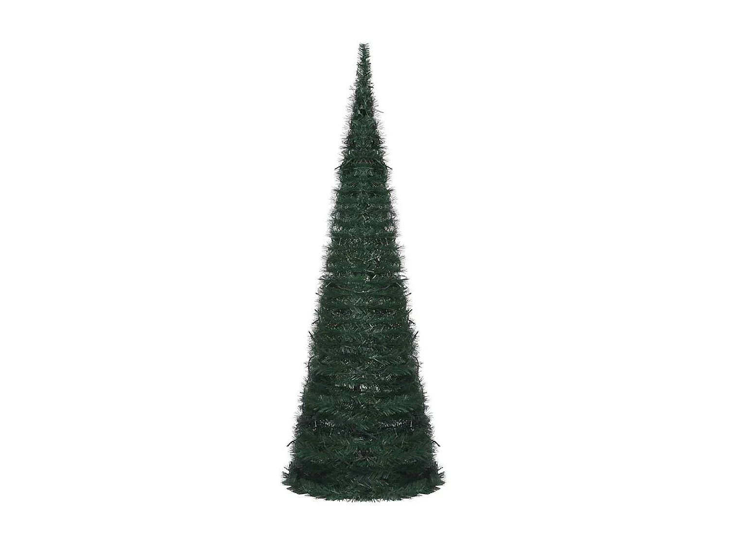 Künstlicher Pop-Up-Weihnachtsbaum mit Beleuchtung Grün 180 cm