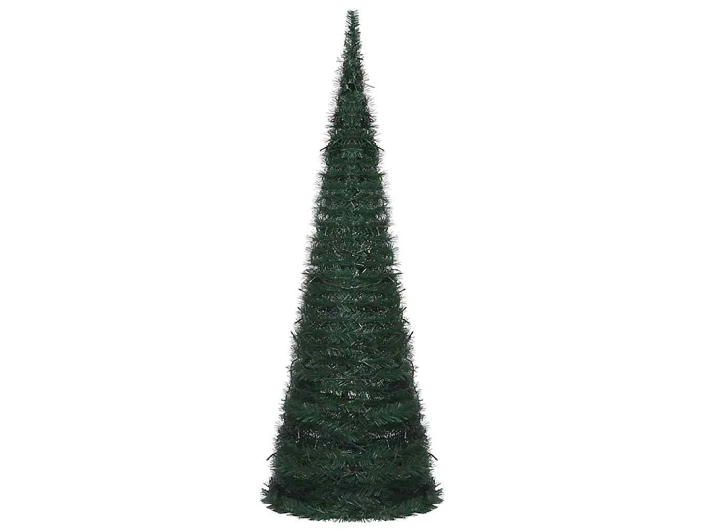 Árvore Natal pop-up artificial pré-iluminada 180 cm verde