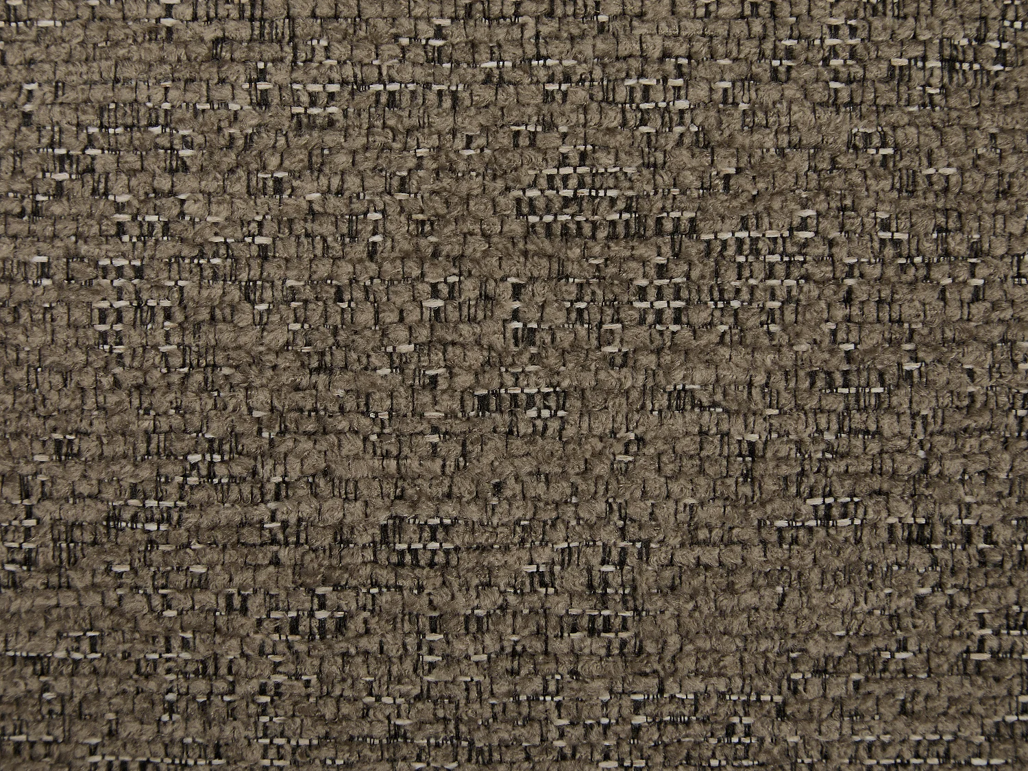 Fauteuil pivotant en tissu chenille taupe FEDOTE