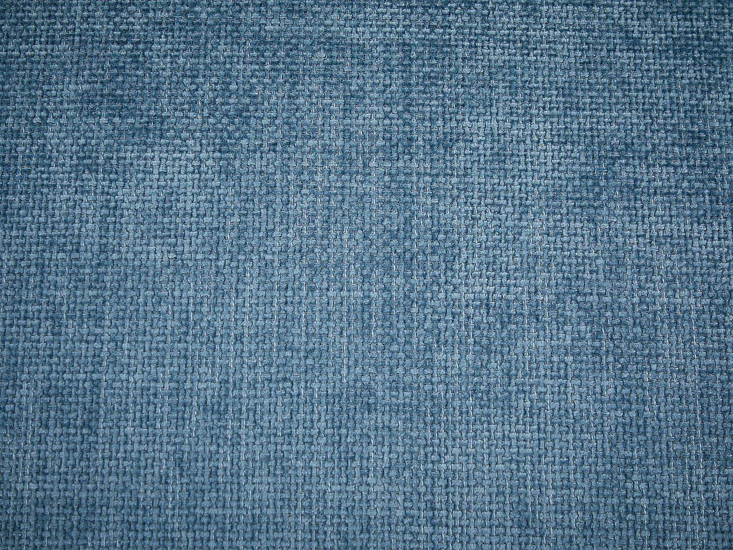 Canapé 3 places en tissu texturé bleu LETROSA