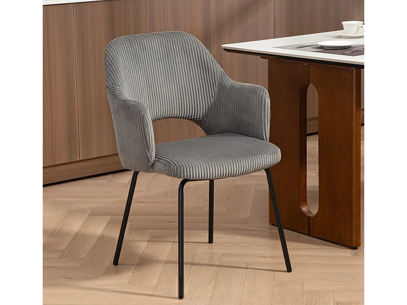 Esszimmerstuhl,Metallbeine, Küchenstuhl, Fußpolster