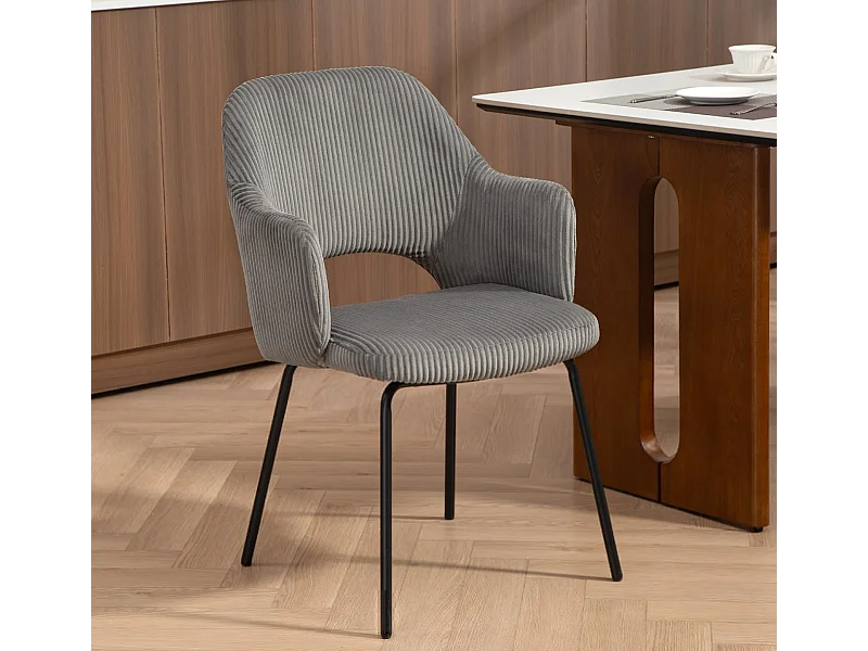 Esszimmerstuhl,Metallbeine, Küchenstuhl, Fußpolster