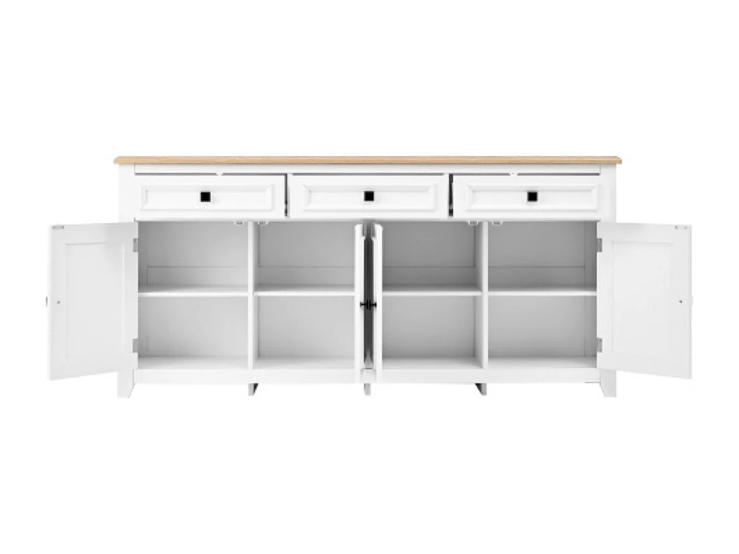 Modern Kommode,Sideboard Schrank Anrichte Stauraum Buffet Wohnzimmer Set,160L x 35B x 76H(cm)