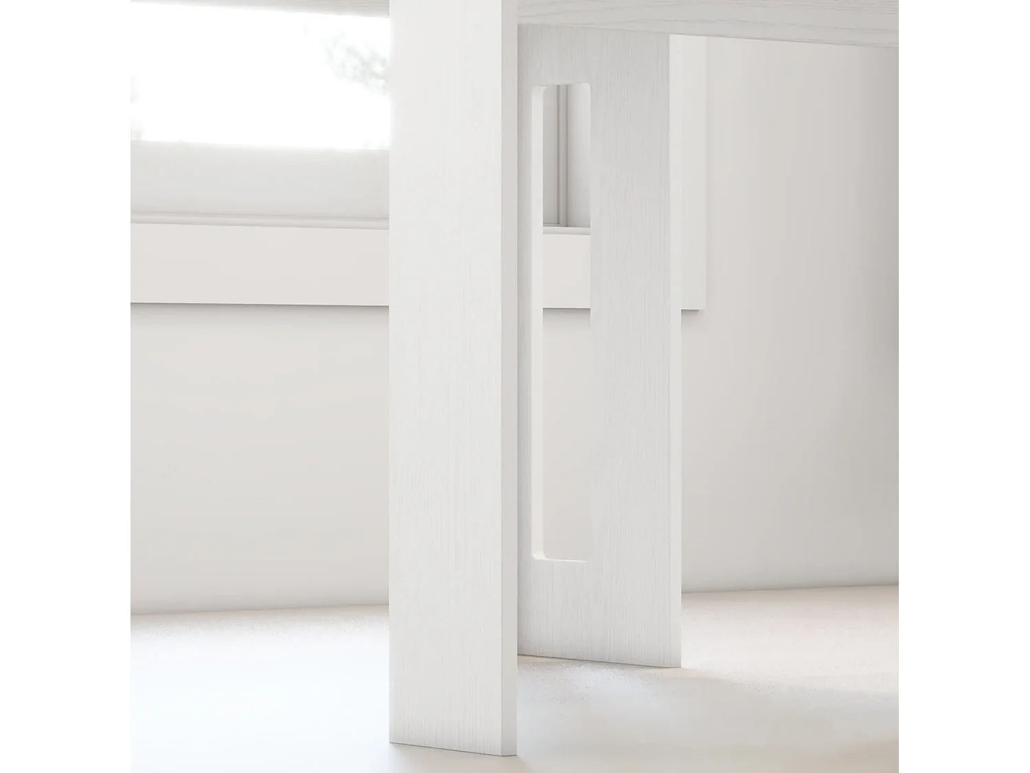 Esstisch, Klapptisch, ausziehbarer Küchentisch, Esszimmertisch, Spanplatten, 60-180 x 85 x 75 cm