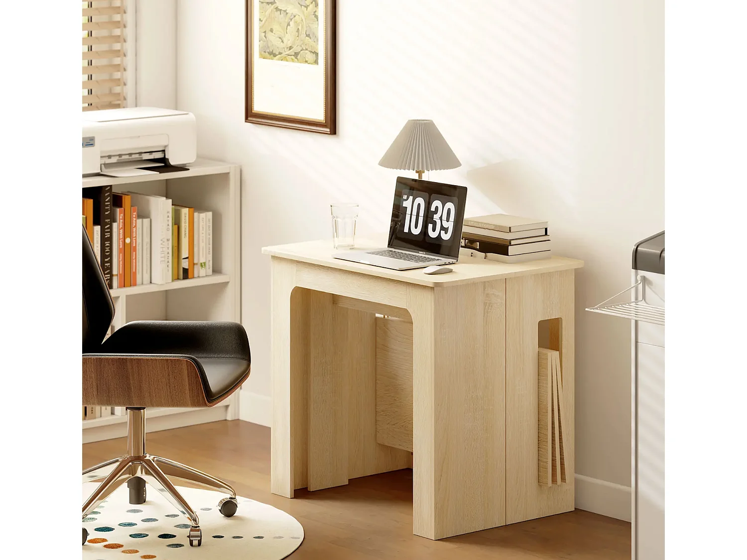 Esstisch, Klapptisch, ausziehbarer Küchentisch, Esszimmertisch, Spanplatten, 60-180 x 85 x 75 cm