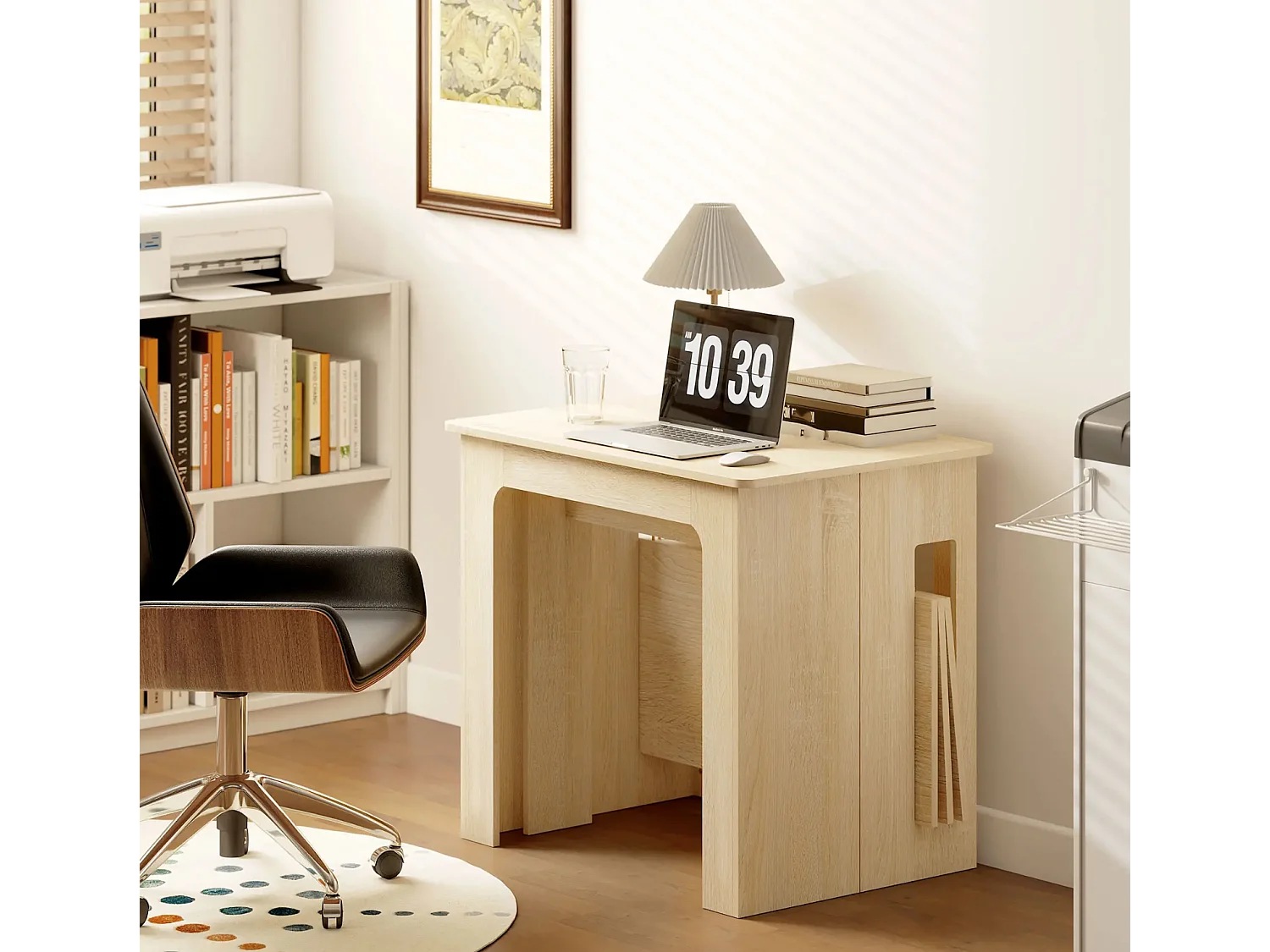 Esstisch, Klapptisch, ausziehbarer Küchentisch, Esszimmertisch, Spanplatten, 60-180 x 85 x 75 cm