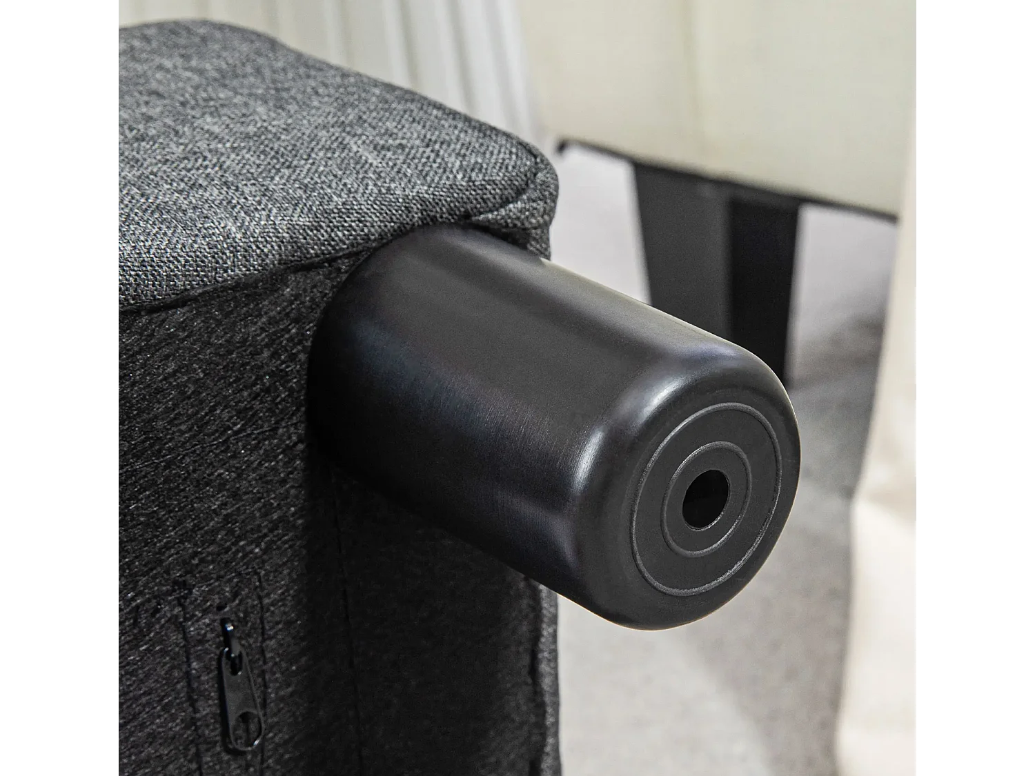 Fußhocker, Sitzhocker mit leinenartigem,Sitzhocker,Hocker