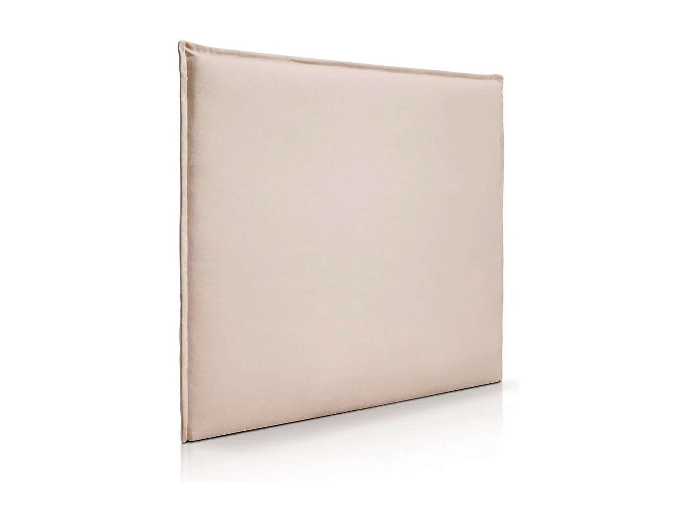 Tête de lit rembourrée en bois lisse anti-taches couleur Crue pour lit 160 cm - 170x125 cm