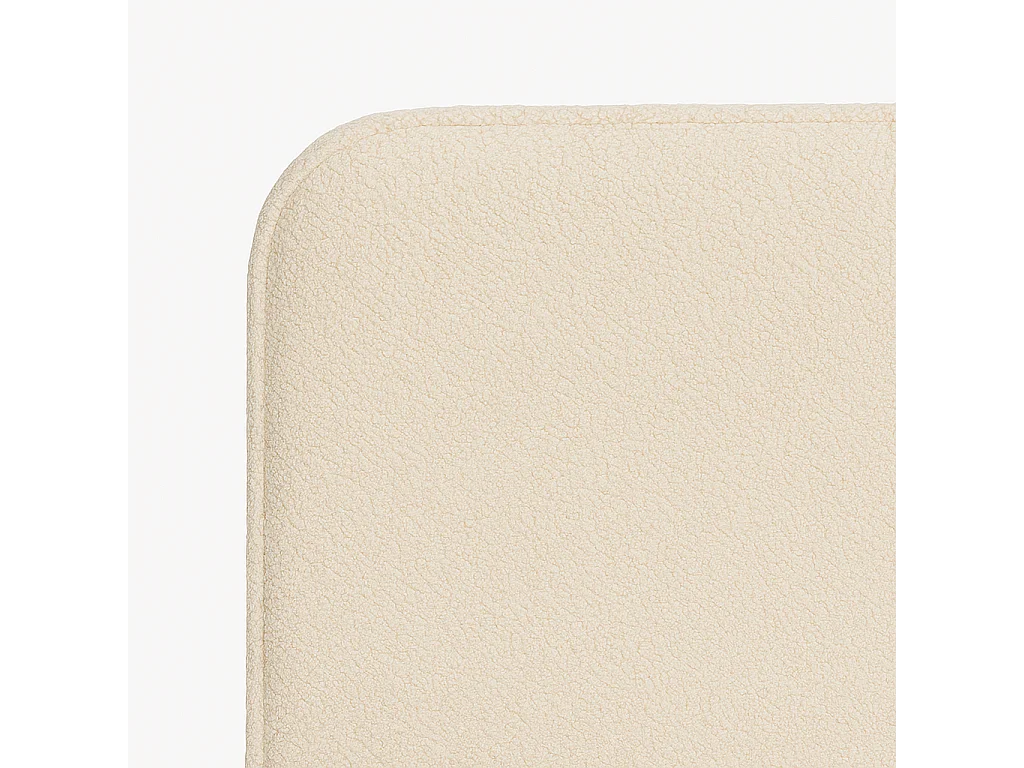 Cabecero SAONA beige estilo mediterráneo tela Antimanchas para cama de 150 cm – 160x125 cm