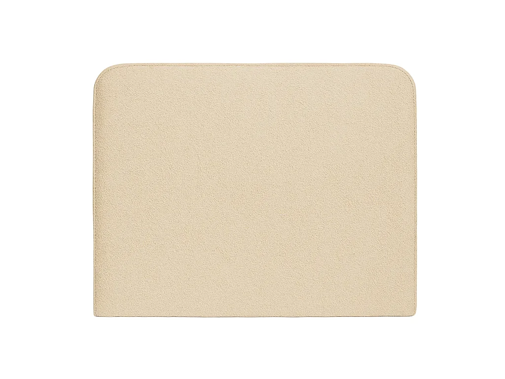 Tête de lit SAONA beige style méditerranéen tissu anti-taches pour lit de 200 cm – 210x125 cm