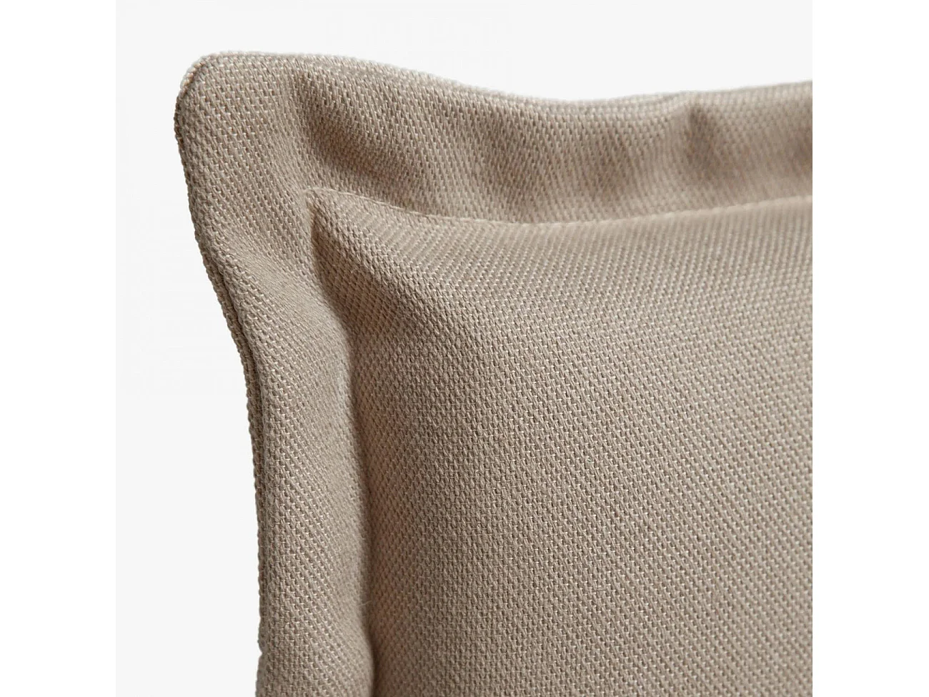 Cabecero tapizado de madera acolchado liso antimanchas color Arena para cama 90 cm - 100x125 cm