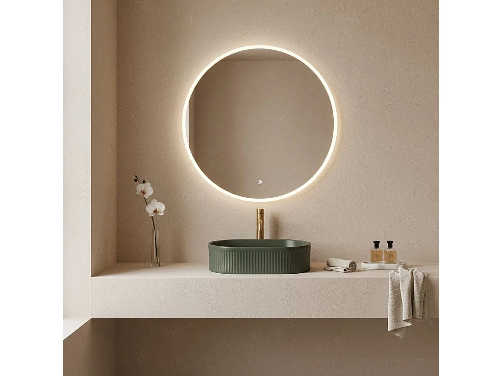 Lavabo À Poser Rea Vanda Olive Matt Green