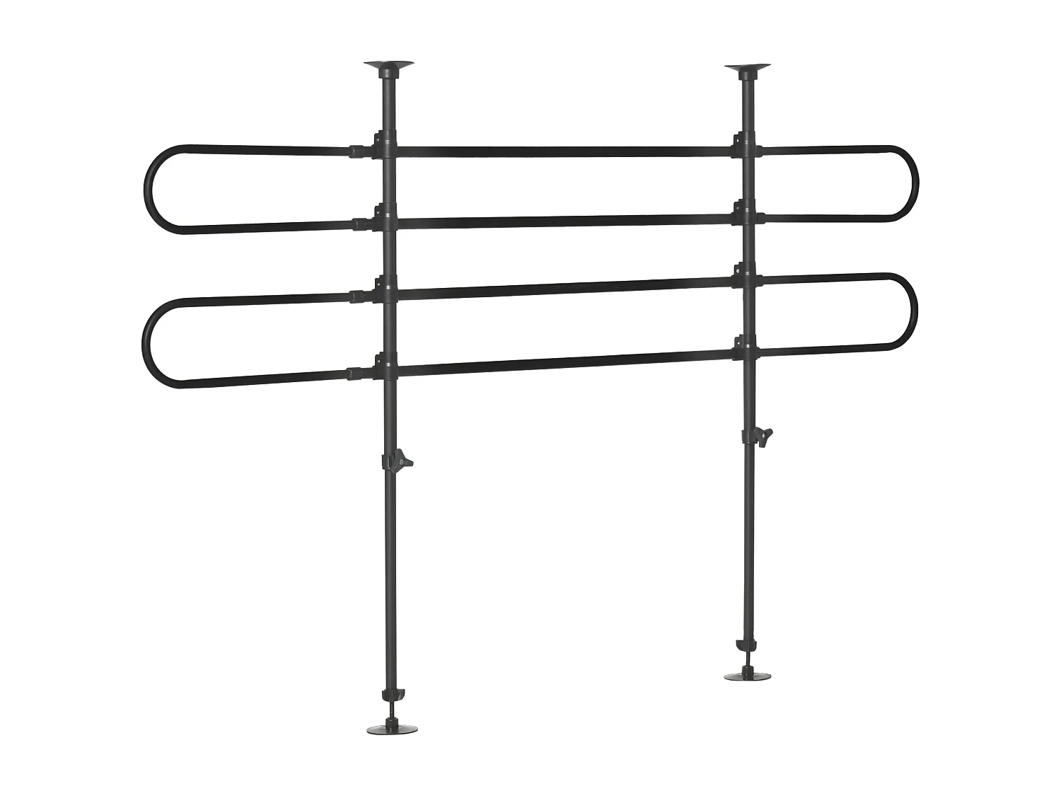 Barrière grille de séparation universelle voiture pour chien réglable 87-135L x 60-105H cm kit complet installation inclus noir