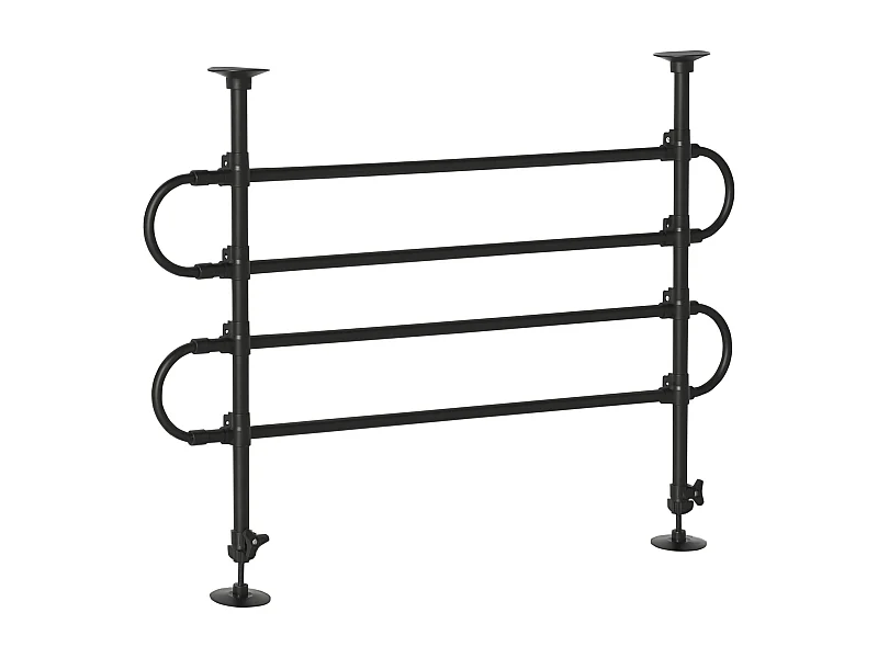 Barrière grille de séparation universelle voiture pour chien réglable 87-135L x 60-105H cm kit complet installation inclus noir