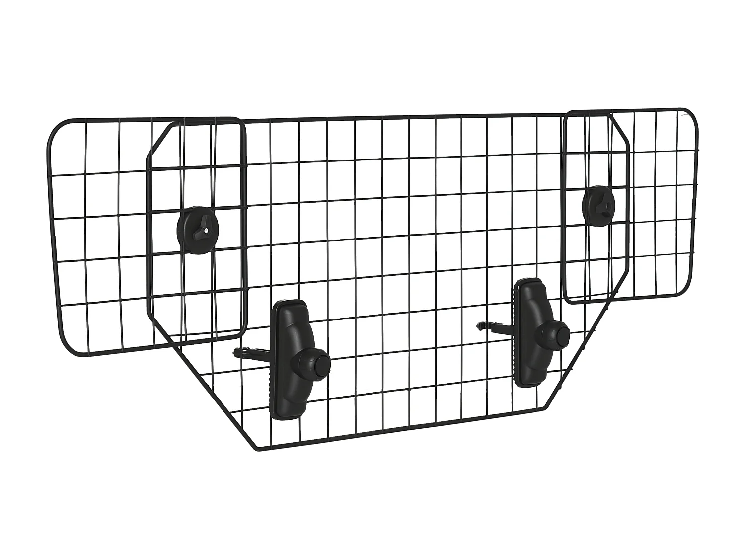 Barrière grille de séparation universelle voiture pour chien réglable 90-120L x 40H cm kit complet installation inclus noir