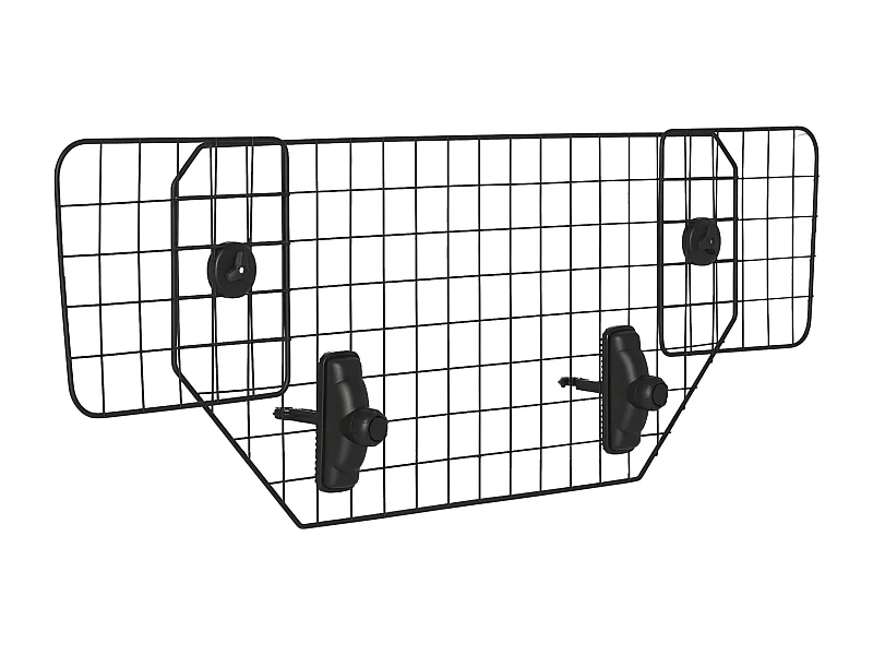 Barrière grille de séparation universelle voiture pour chien réglable 90-120L x 40H cm kit complet installation inclus noir