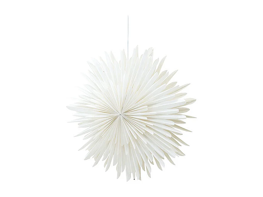Lampe Suspension Design "Selen" 60cm Blanc