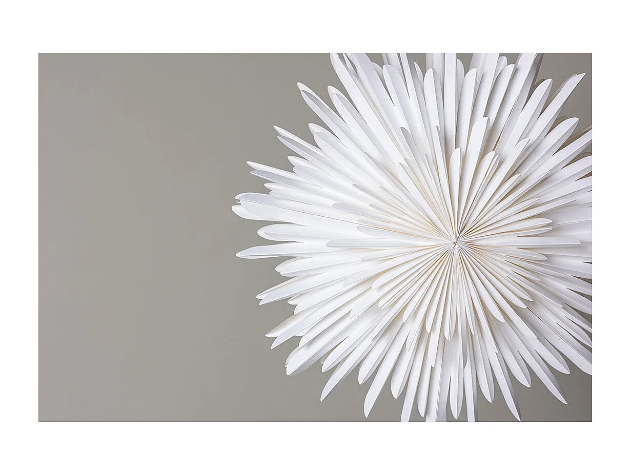 Lampe Suspension Design "Selen" 60cm Blanc